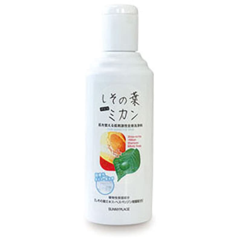 しその葉+みかん 全身洗浄料 ボディーソープ 1本(180mL) サニー