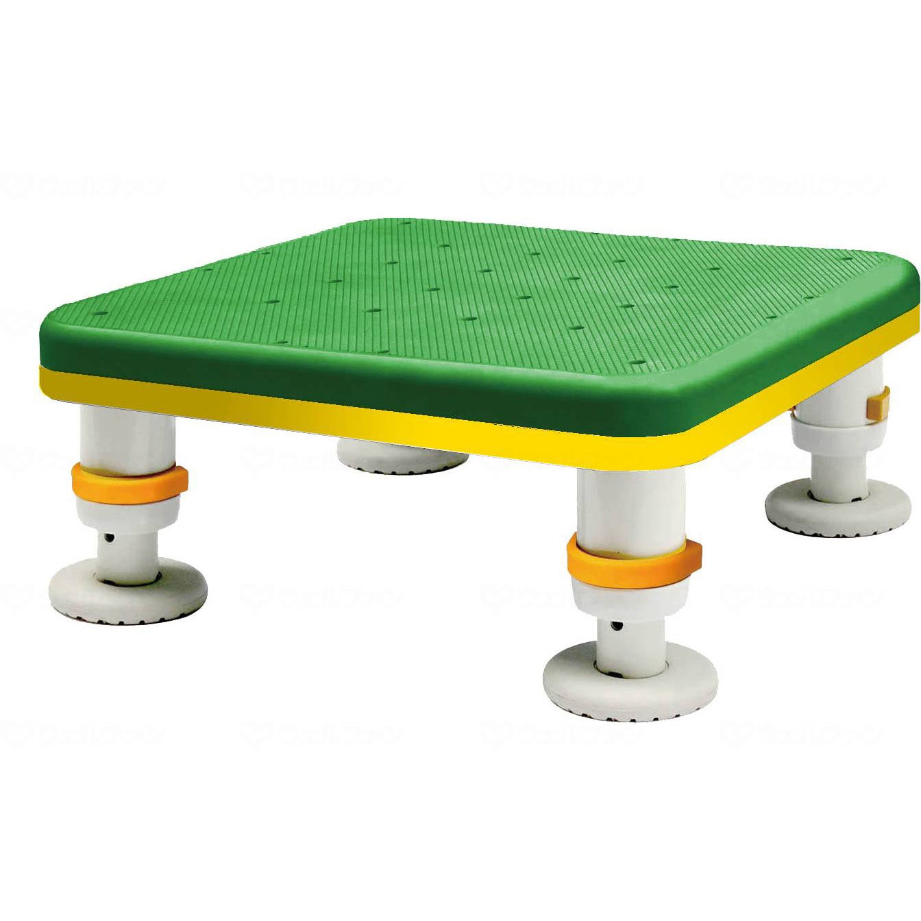 SYC10-15 ダイヤタッチ浴槽台 コンパクトサイズ/ライムグリーン/10-15 1脚 シンエイテクノ 【通販モノタロウ】 14,386円