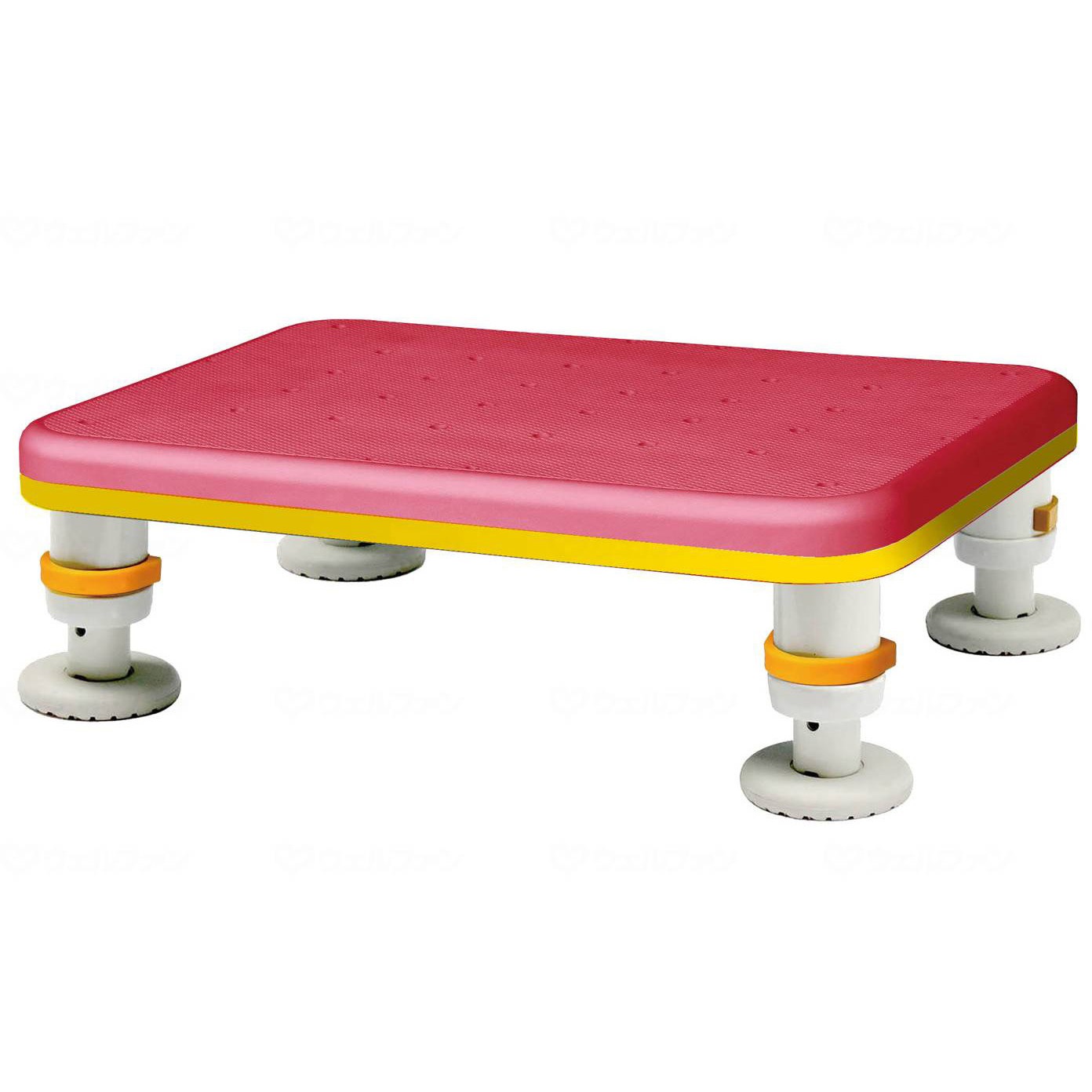 SYR10-15 ダイヤタッチ浴槽台 レギュラーサイズ/コーラルピンク/10-15 1脚 シンエイテクノ 【通販モノタロウ】