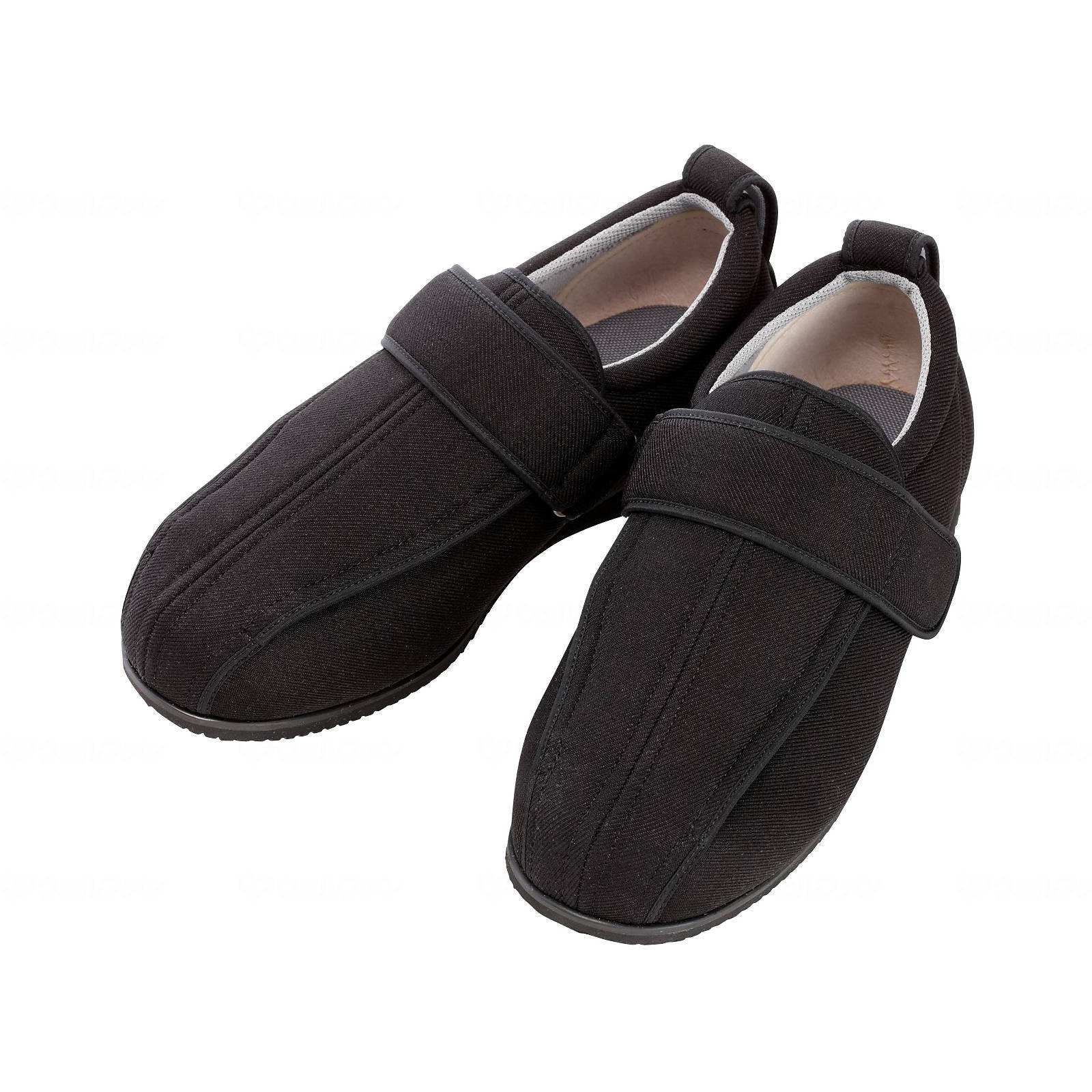 7043 ケアフルⅢ 9E/黒/S 1足 徳武産業 【通販モノタロウ】