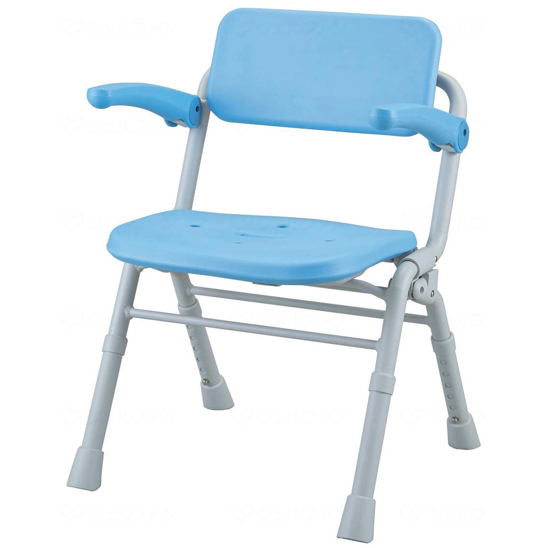 PN-L41532A シャワーチェア(Air)ワイドSPワンタッチおりたたみ/ブルー/- 1脚 パナソニックエイジフリー・ライフテック 【通販モノタロウ】