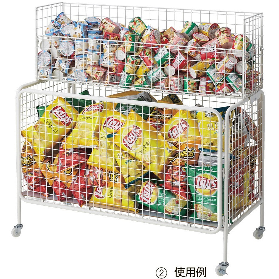 2373-195 ユニットワゴン 深型 ストア・エキスプレス 耐荷重60kg 高さ80cm幅90cm  2373-195 8,985円