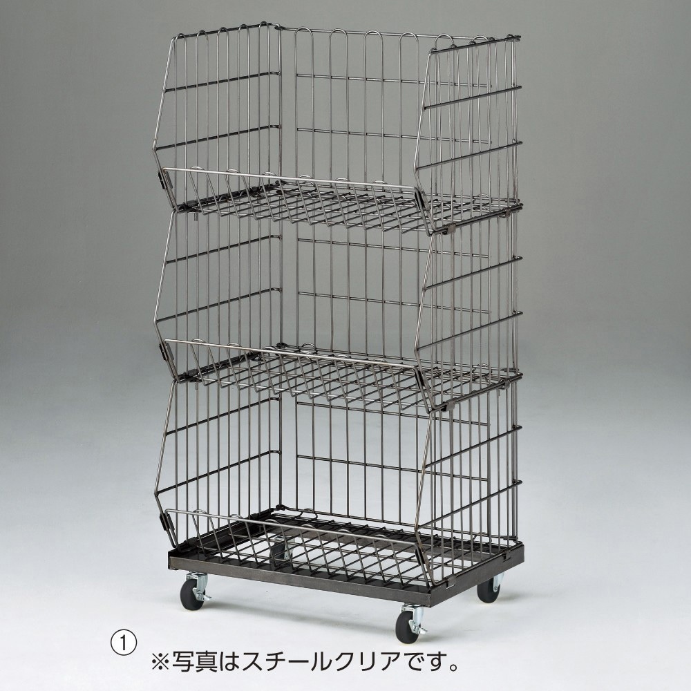 2330-166 ジャンブルバスケット ストア・エキスプレス 耐荷重25kg/段