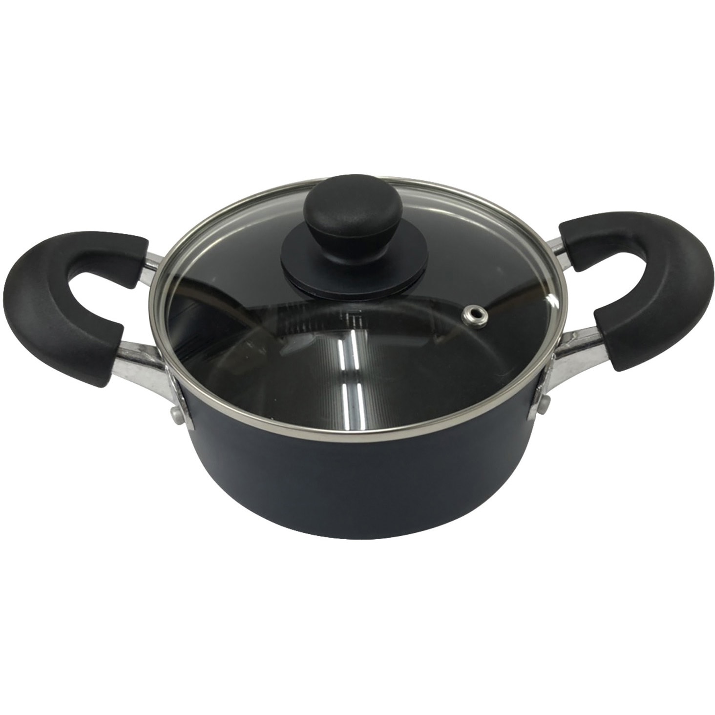 ND-6245 ちびポット ガラス蓋付 IHキャセロール 1個 ベストコ 【通販