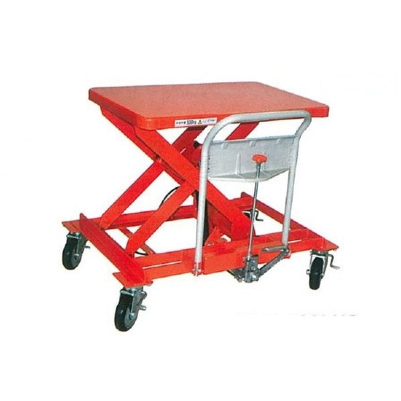 HLH-500LHS 油圧・足踏式テーブルリフト台車 HAMACO 4方向押しタイプ 荷重500kg 最低位325mm最高位925mm 224,900円