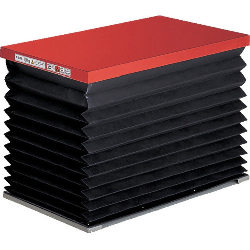 MLI-1000-0713J ボールネジパワータイプ電動式テーブルリフト HAMACO 三相/AC200V ジャバラ付 荷重1000kg 最低位155mm最高位1015mm  MLI-1000-0713J