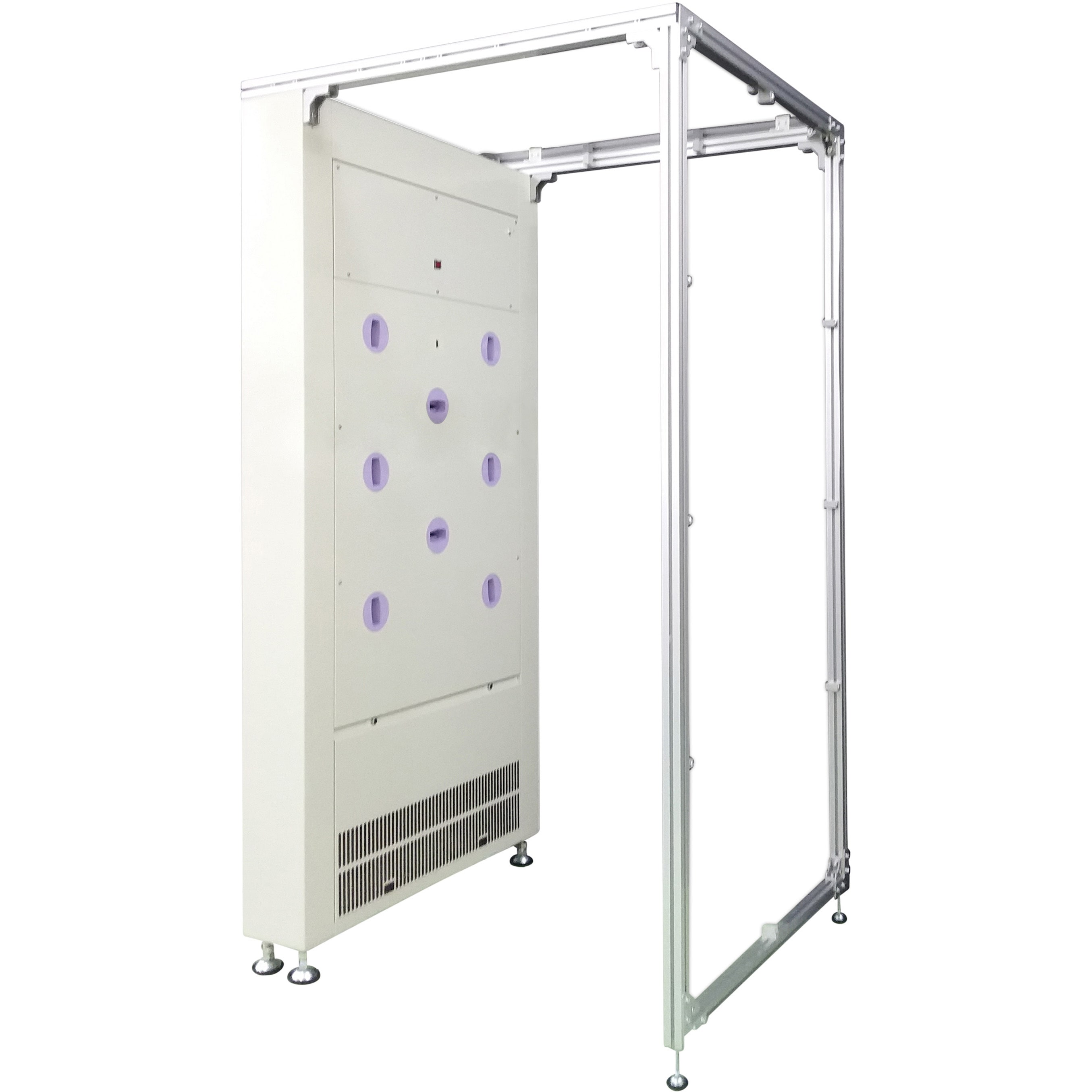 PCJ-8UNIT 簡易型エアシャワー 日立産機システム 外形寸法1200×1000×2130～2150mm  PCJ-8UNIT