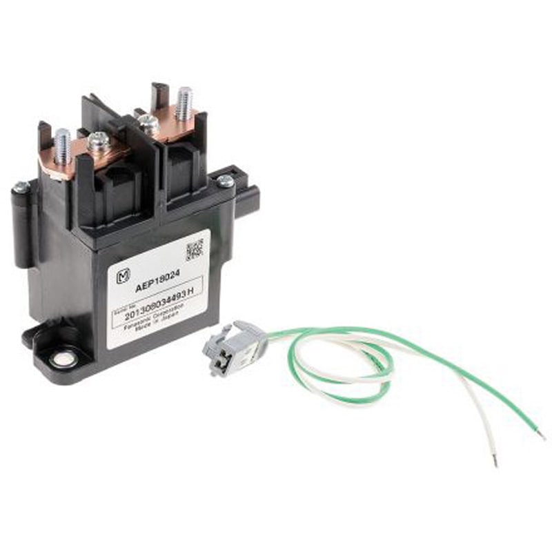 AEP18024 Panasonic パワーリレー 24V dc SPST フランジ取り付けタイプ Panasonic(パナソニック) 極数1 80A コイル抵抗7.27Ω