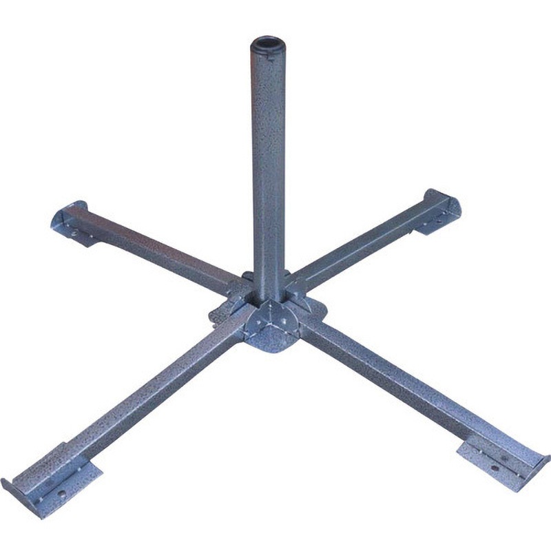 パラソルスタンド グリーンクロス グレーメタリック色