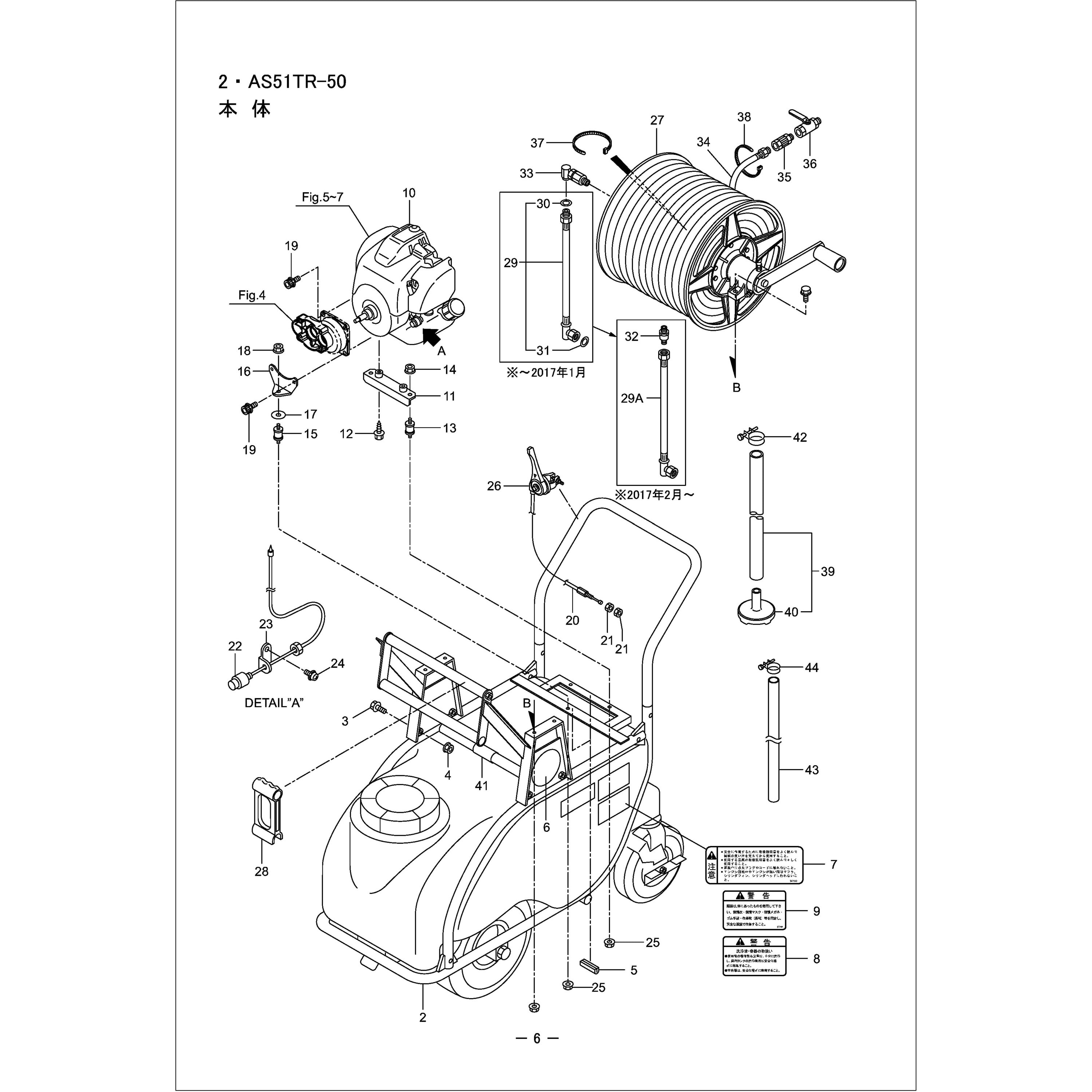 124214 AS51TR-50 本体部品 エンジン ホンダGX25 1個 BIGM(丸山製作所) 【通販モノタロウ】