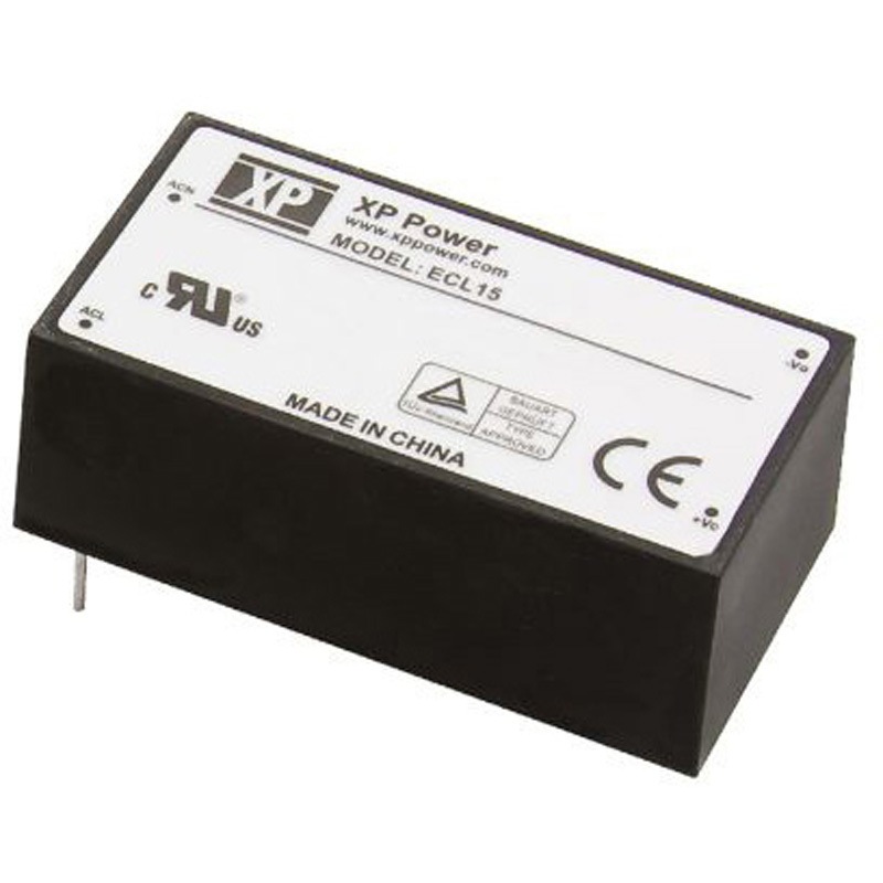 ECL15US15-E XP Power スイッチング電源 15V dc 1A 15W ECL15US15-E XP POWER 幅33.3mm奥行24.4mm