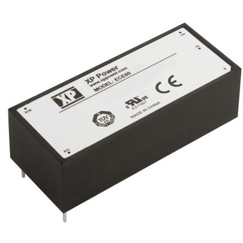 ECE60US24 XP Power スイッチング電源 24V dc 2.5A 60W ECE60US24 XP POWER 幅38.1mm奥行28mm