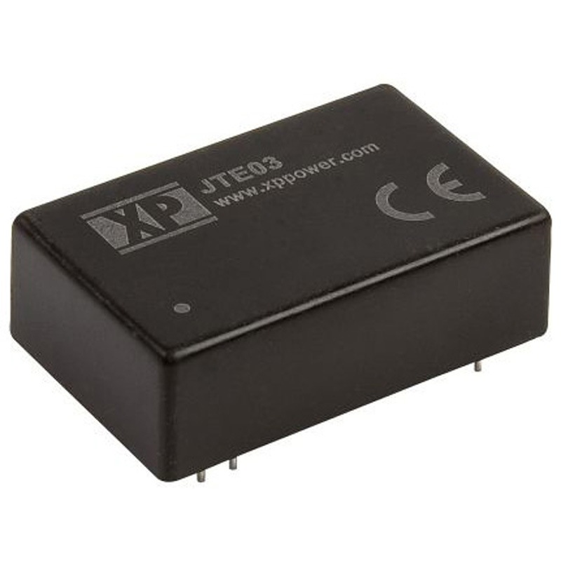 JTE0324S3V3 XP Power DC-DCコンバータ Vout：3.3V dc 9 → 36 V dc， 3W， JTE0324S3V3 XP POWER スルーホール パッケージDIP 24 900mA