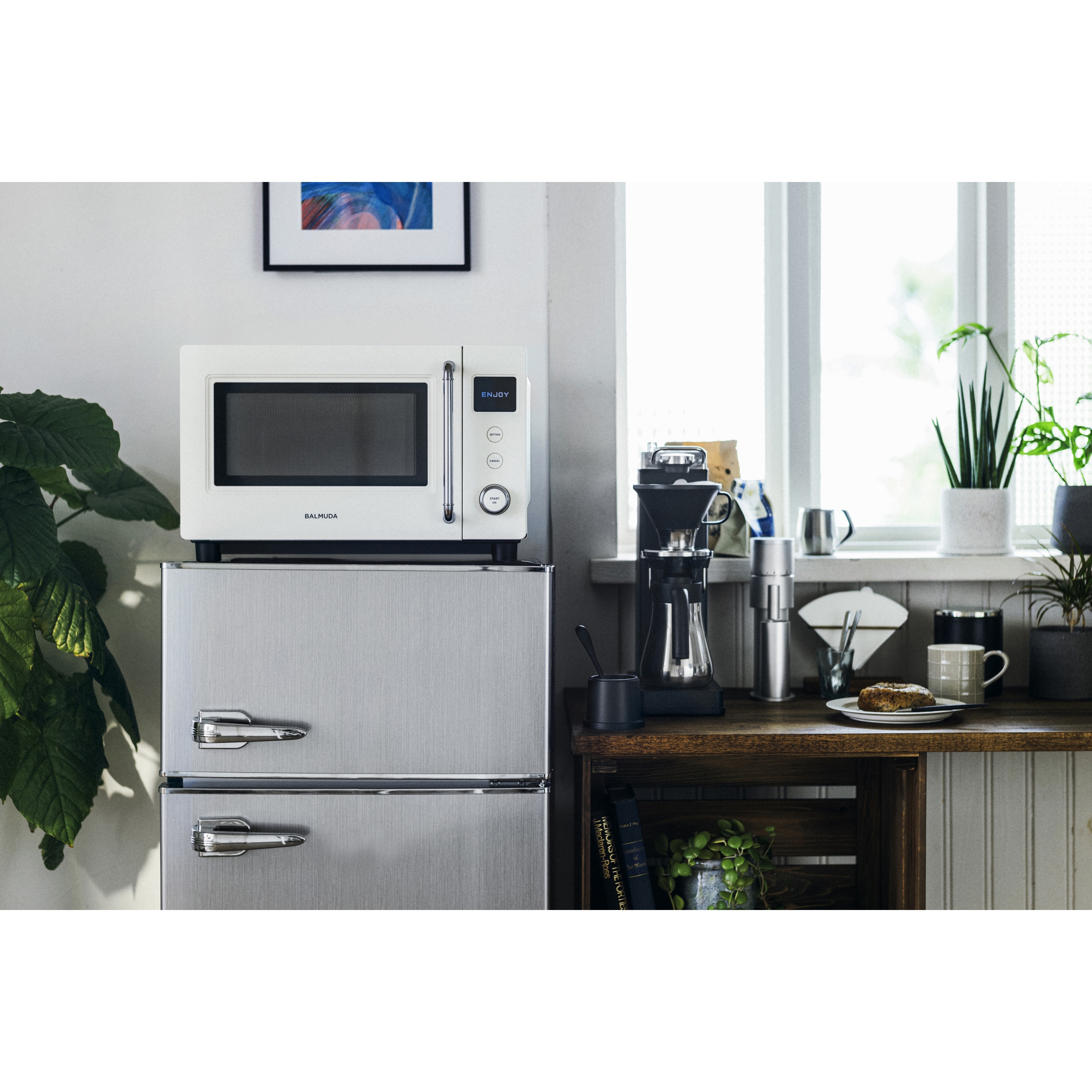 KRN01JP-WH 単機能レンジ 20L BALMUDA The Range S バルミューダ