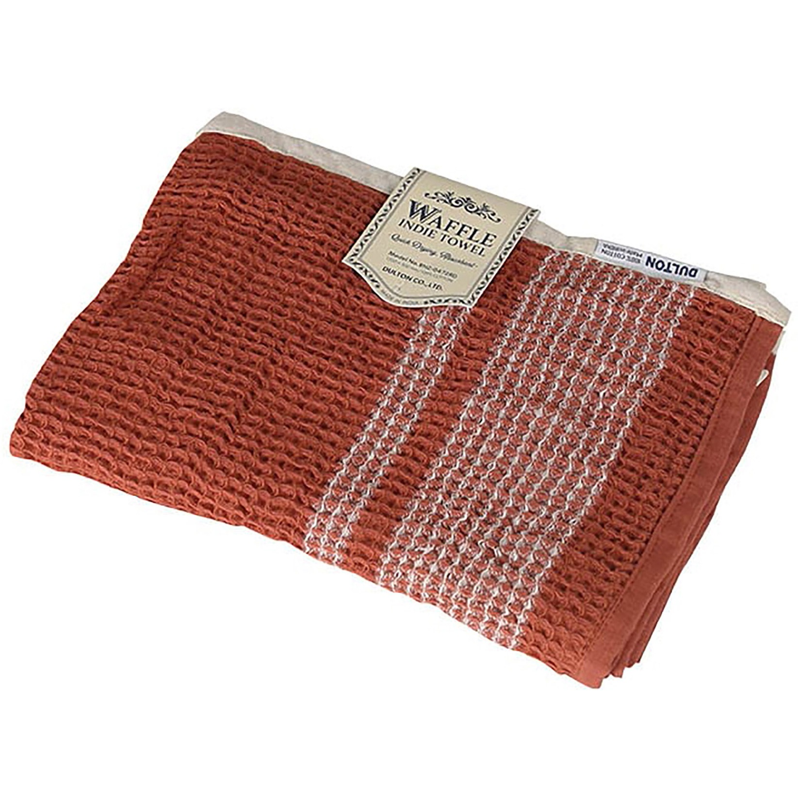 RNZ-0472RD WAFFLE INDIE TOWEL (ワッフルインディータオル) 1個 