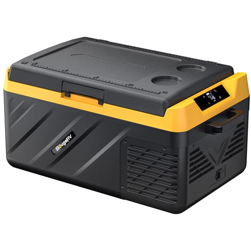 wataさん専用］BougeRV ポータブル冷蔵庫 20L　アウトドア　冷蔵 CR02018 ポータブル冷蔵庫 20L ブラック 1台 BougeRV 【通販モノタロウ】