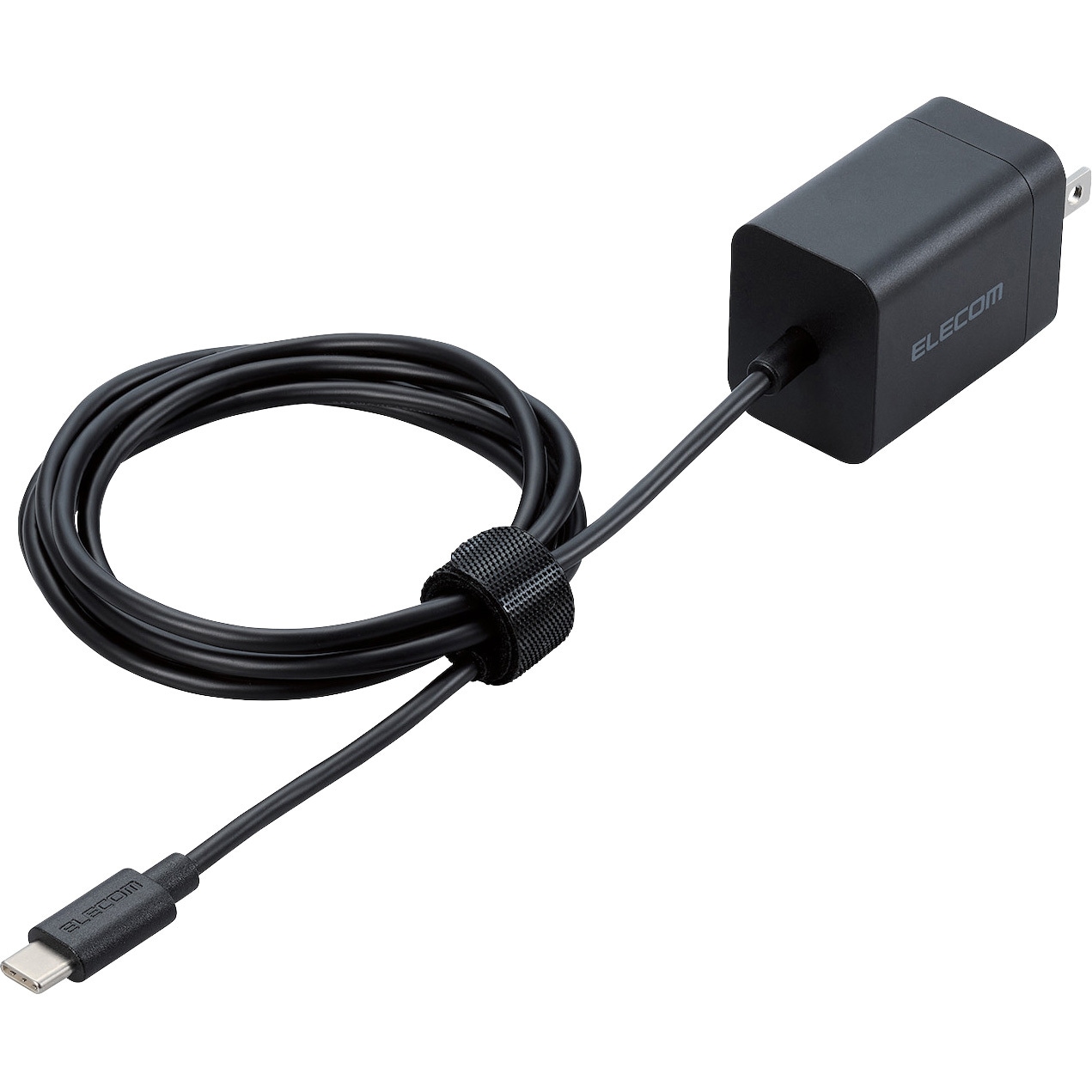 EC-AC6920BK Type-C充電器 PD 20W ケーブル一体型 1.5m 【iPhone iPad