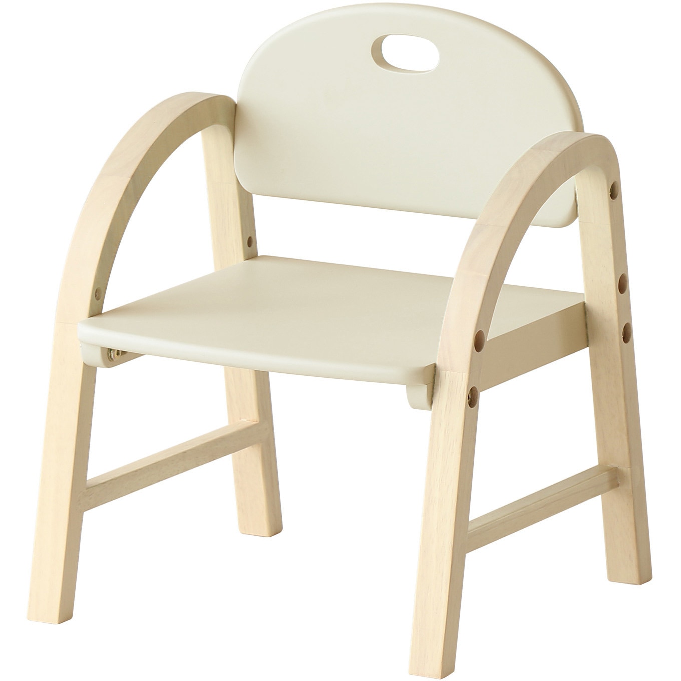 ILC-3434IV キッズアームチェア アミー 市場 幅310mm奥行300mm高さ390mm  ILC-3434IV