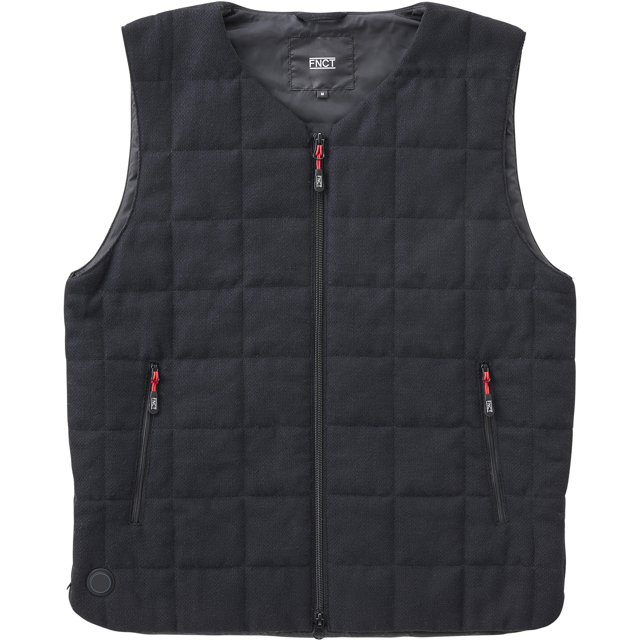 FC21612-NVM ツイード調ヒートベスト アイリスオーヤマ ネイビー色