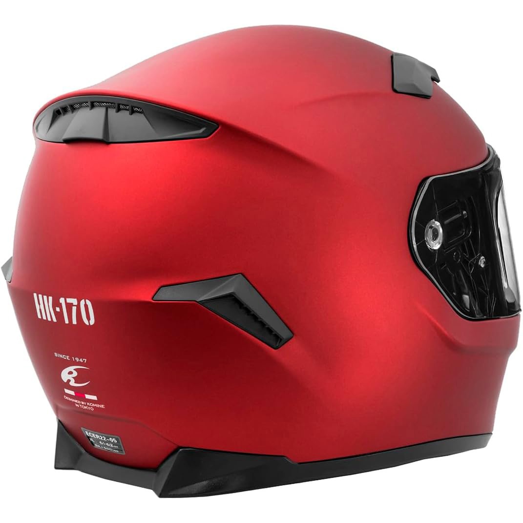 01-170 HK-170 FL フルフェイスヘルメット コミネ マットメタルレッド