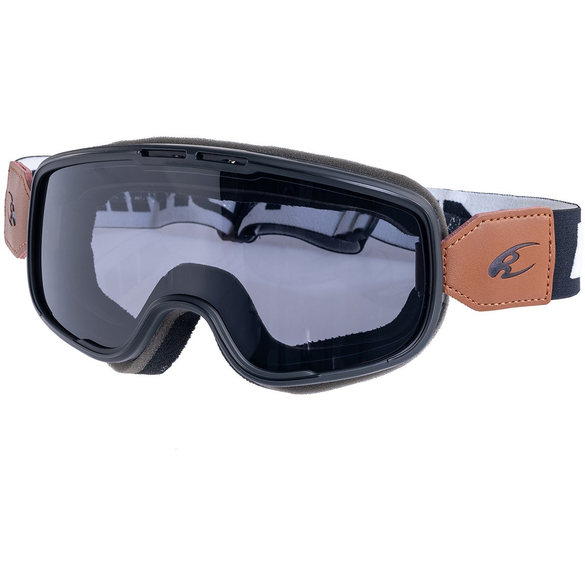 01-500 HK-500 モトレザーゴーグル コミネ ブラックスモーク