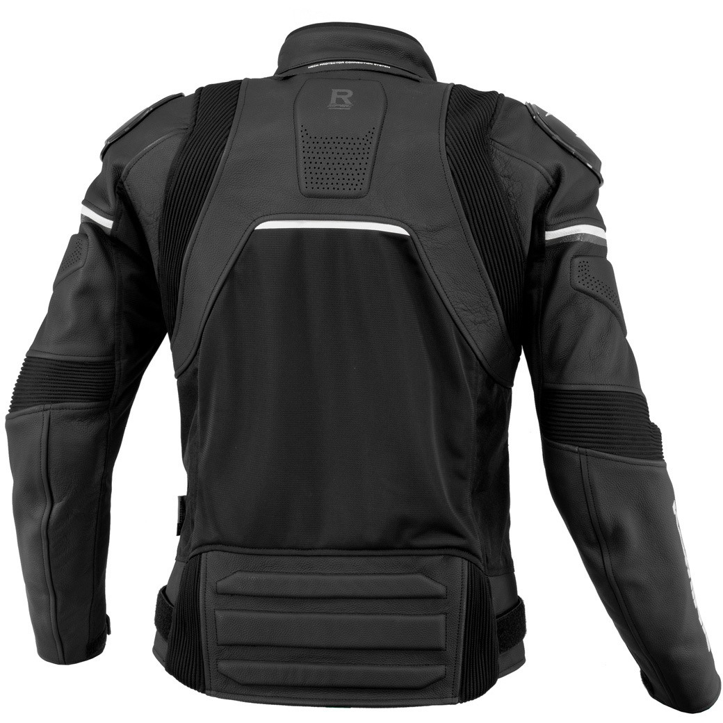 07-167 JK-167 レザーメッシュRスペックジャケット コミネ ブラック色