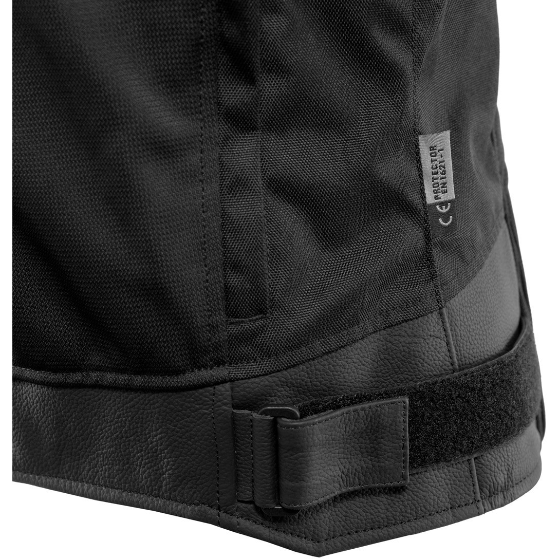07-167 JK-167 レザーメッシュRスペックジャケット コミネ ブラック色