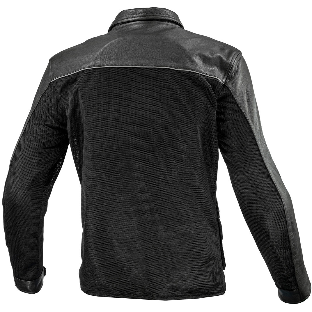 07-170 JK-170 レザーメッシュロングジャケット コミネ ブラック色