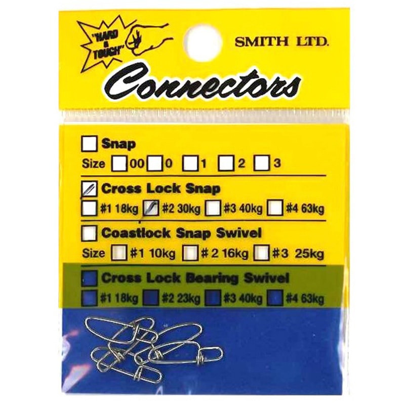 ナポリタン・スミス 2 クロスロックスナップ スミス(SMITH LTD.) 5個入 全長15mm 【通販