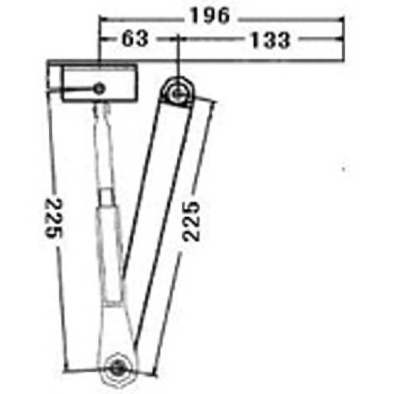 DASZ214 半外付/内付枠用ドアクローザ室外側仕様 1セット TOSTEM(LIXIL) 【通販モノタロウ】