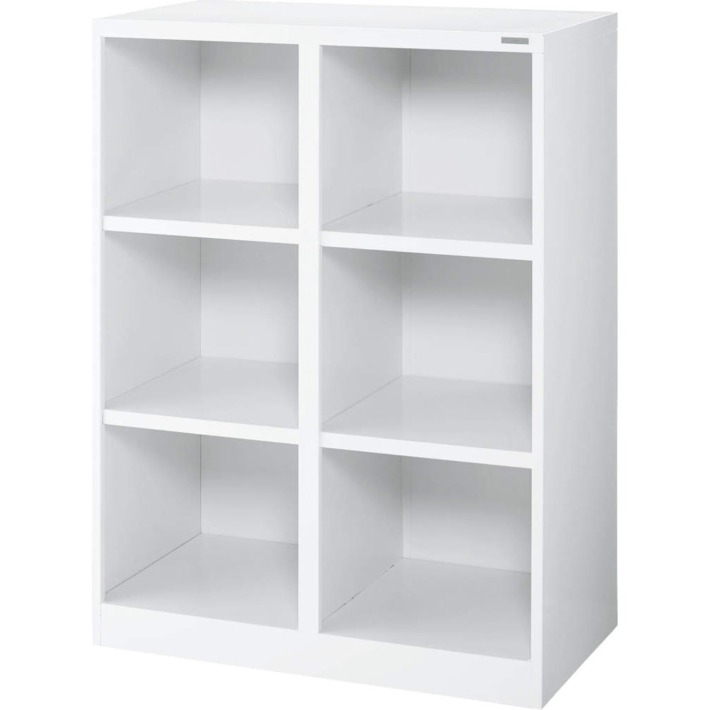 TOL23-06 背面ロッカー LION (ライオン事務器) 2列3段6人用 幅800mm奥行450mm高さ1075mm  TOL23-06