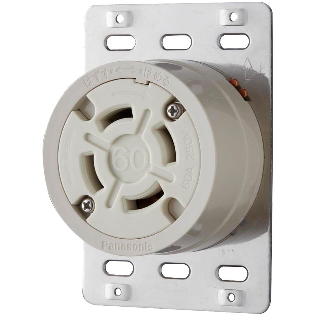 WF2460W 接地3P60A引掛埋込コンセント・W Panasonic(パナソニック