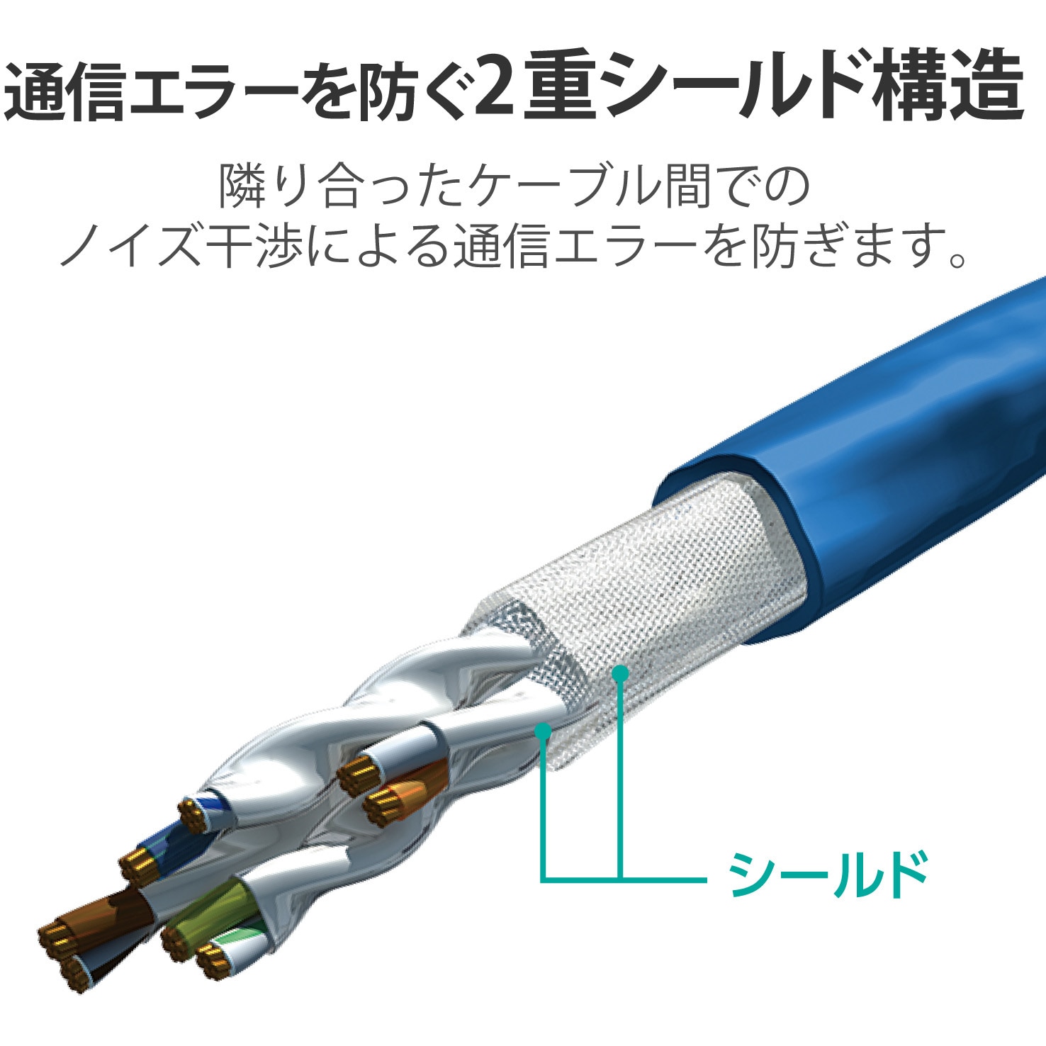 5周年記念イベントが LANケーブル ブルーメタリック 10m スーパーフラット エレコム CAT6A BM100 ツメ