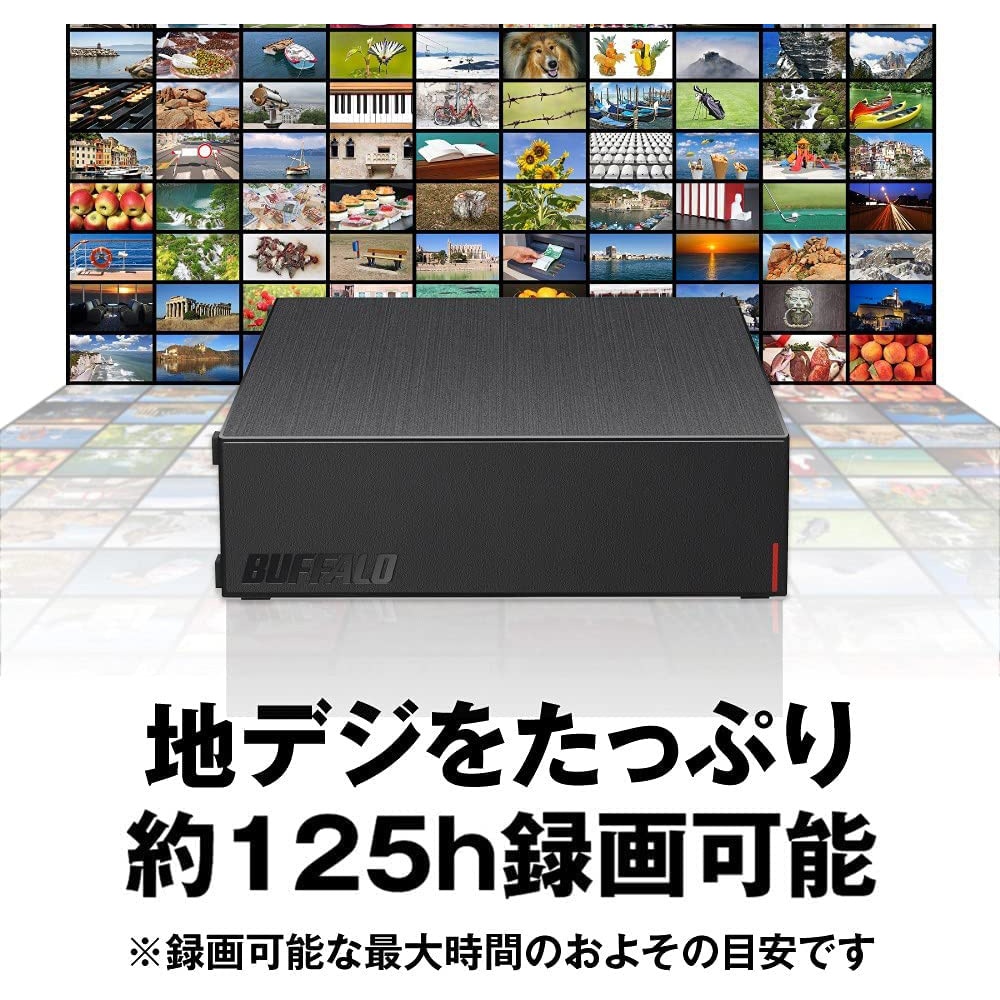 外付けハードディスク HD-LE1U3-BB HD-LE1U3-BB USB3.2(Gen.1)対応外付けHDD BUFFALO(バッファロー