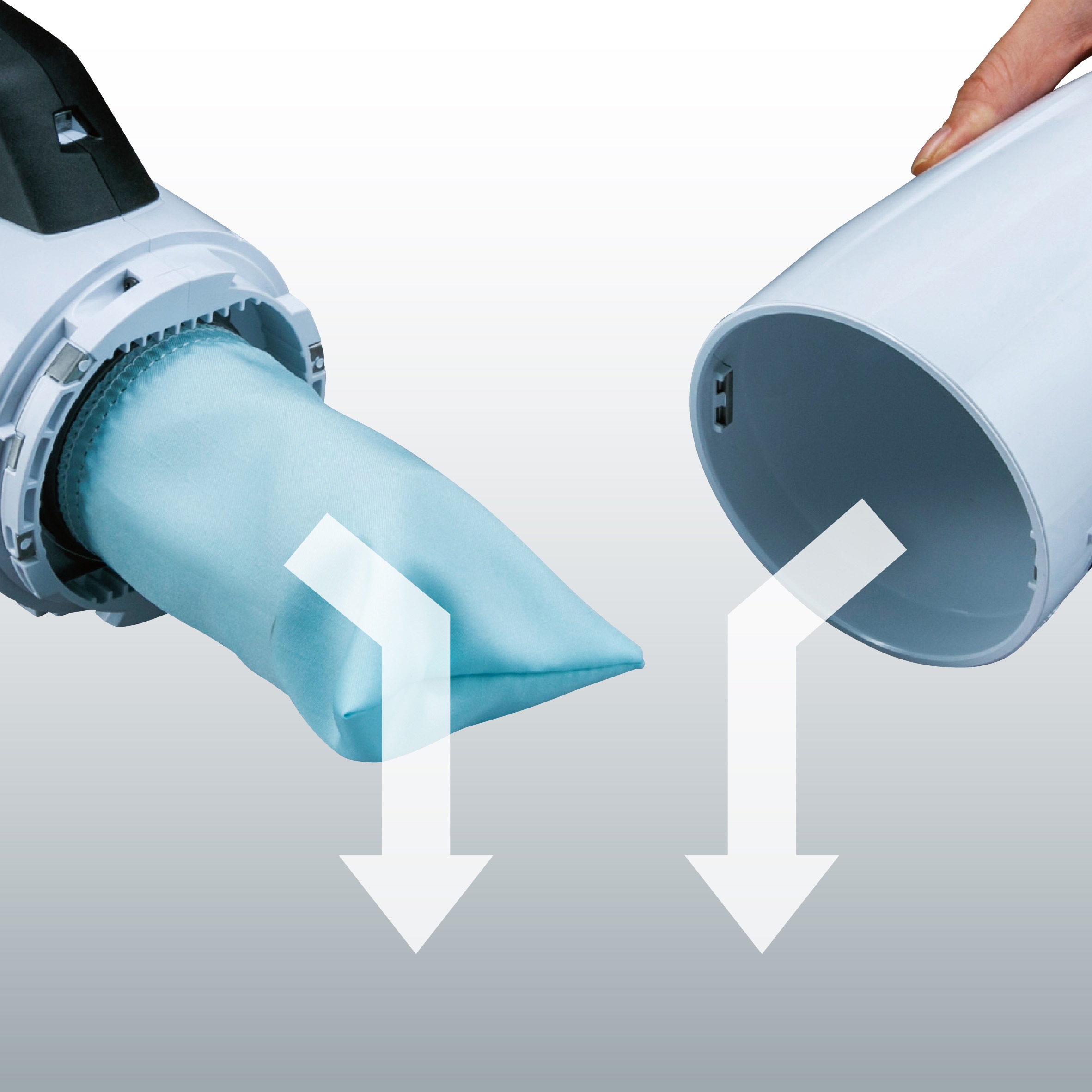 新品　マキタ　充電式クリーナー　充電器　バッテリ付　CL001GRDCW　最強 マキタ マキタ(makita) 充電式クリーナー CL001GRDCW スノー