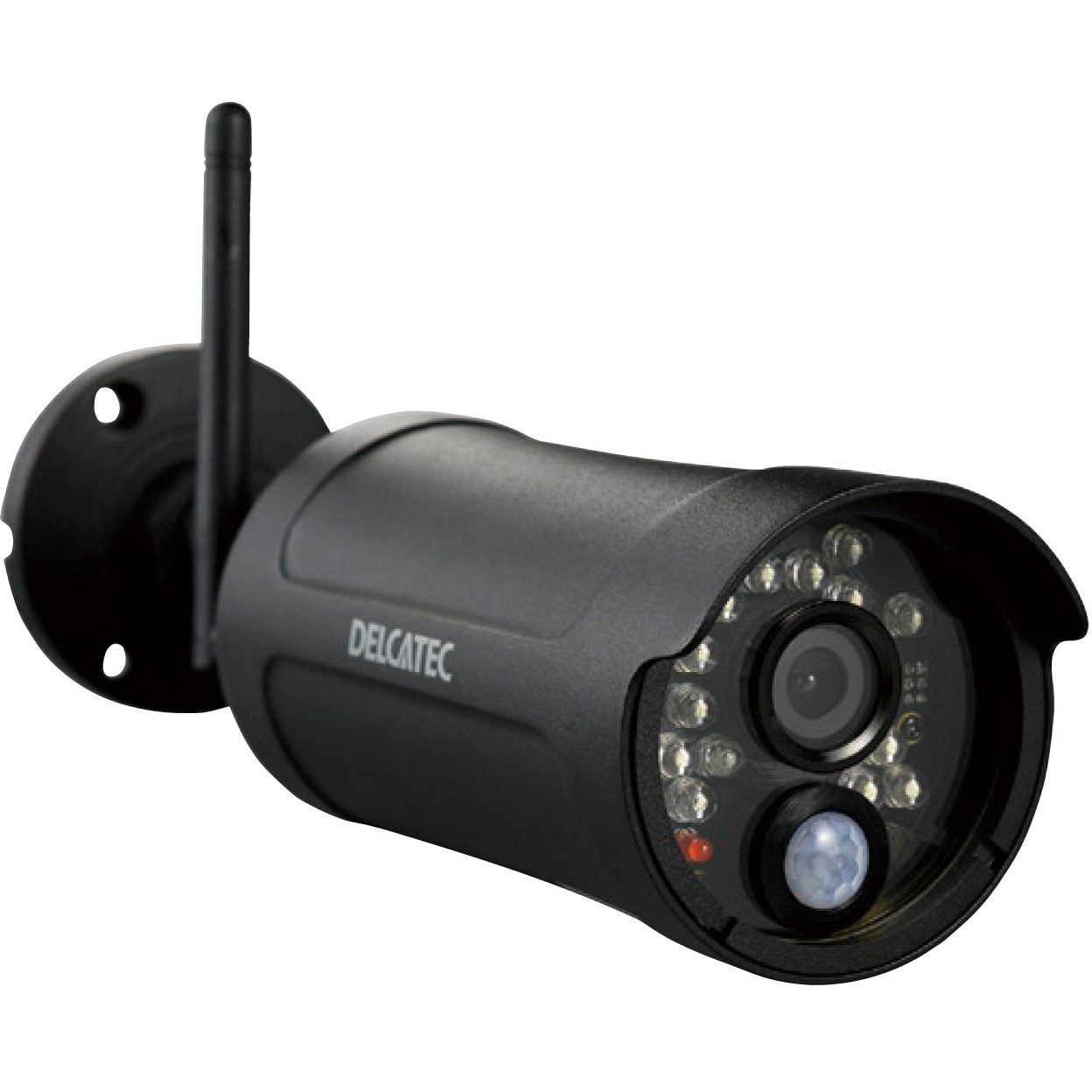 DELATEC ワイヤレスカメラ WSS2C 200万画素　新品未使用品 WSS2C ワイヤレスカメラ 増設用 フルHDカメラ DXアンテナ PIR(人感