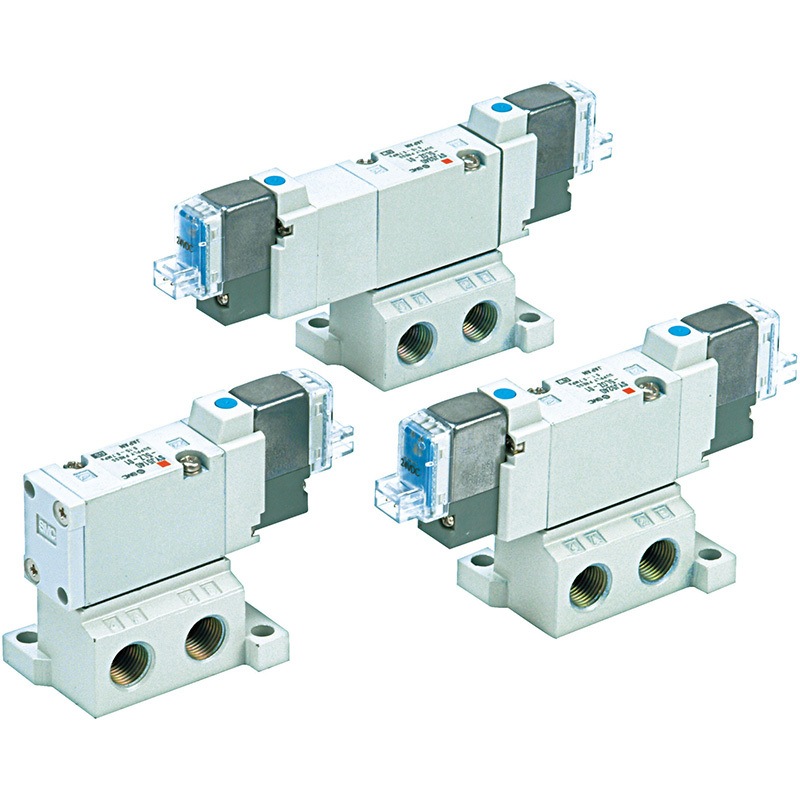 SYJ5240-5LNE SYJ5000 Series 5ポートソレノイドバルブ 弾性体シール ベース配管形 バルブ単体 SMC 空気用 サブプレートなし  SYJ5240-5LNE