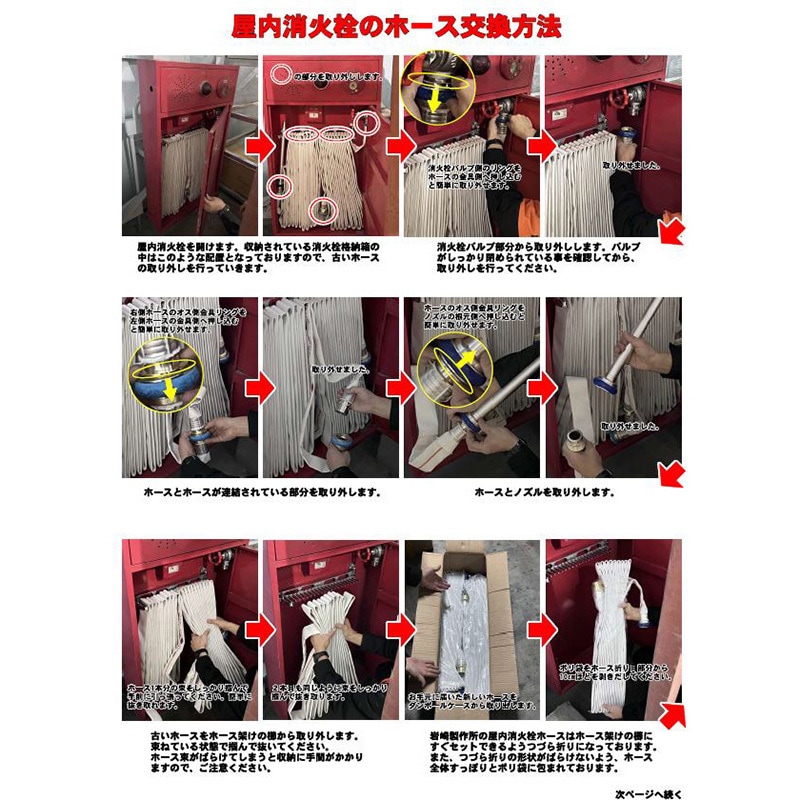 01AJA407MC25-A-HT4P 【不要ホース引き取りサービス付】【屋内消火栓用