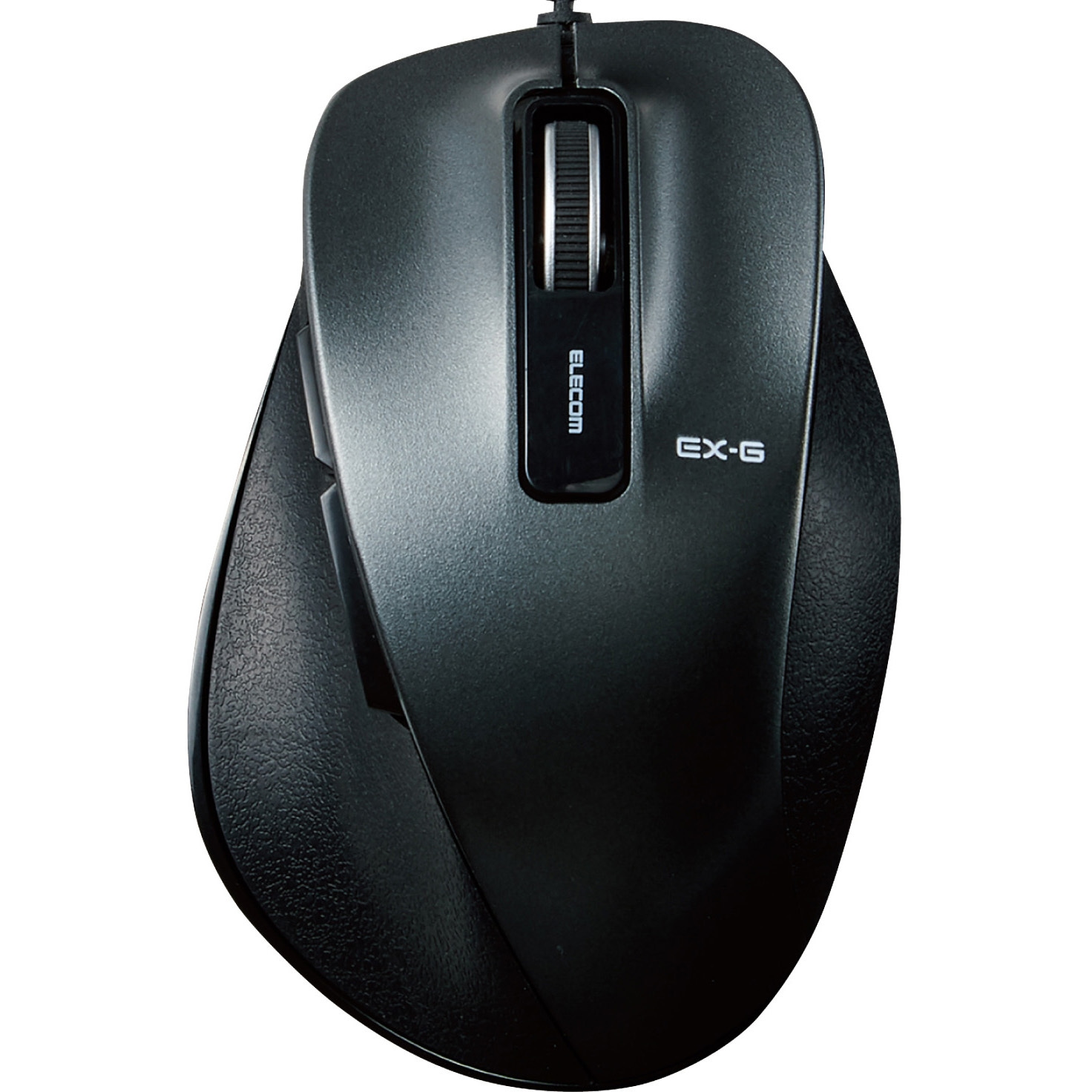 M-XGM10UBBK/EC マウス 有線 5ボタン ブルーLED 握りやすい 手になじむ