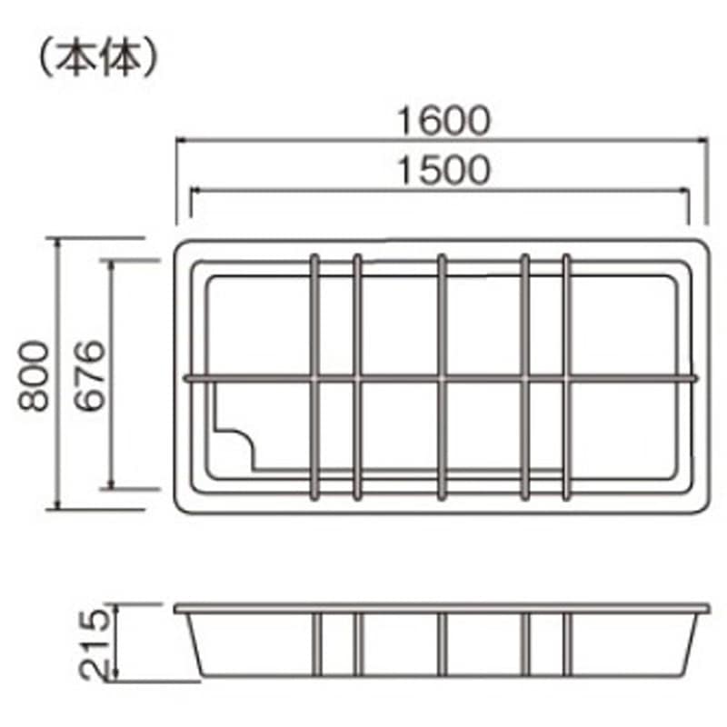 KBS190(本体のみ) 分割自在水槽KBS190 カイスイマレン オーバーフロー