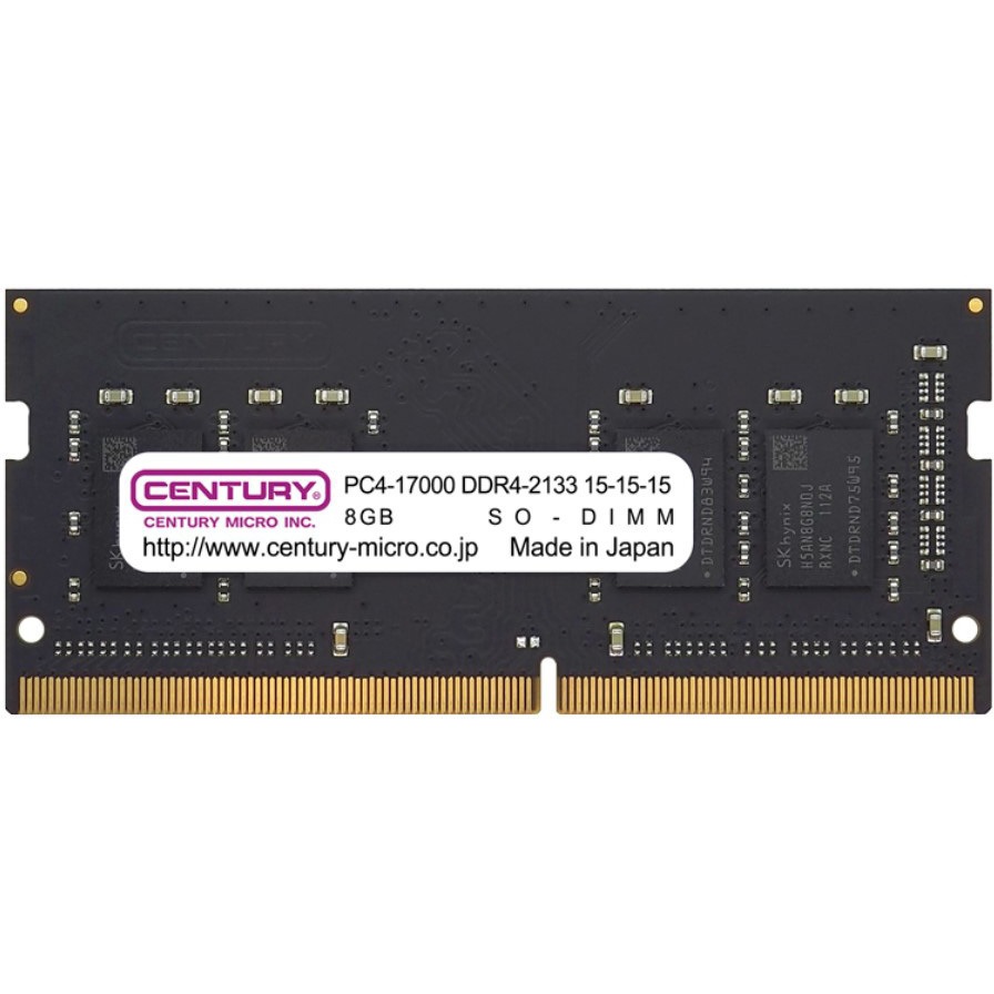 CB8G-SOD4U2133H NT用 PC4-17000 DDR4-2133 260pin SODIMM 2RK 1.2v