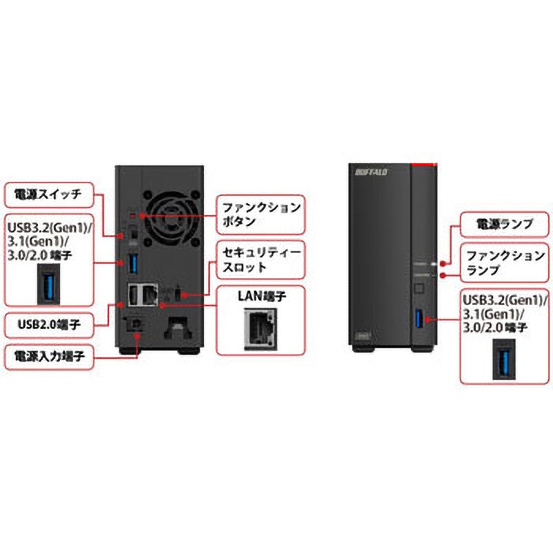 LS710D0601 リンクステーション LS710D ネットワークHDD 1ベイ 1本