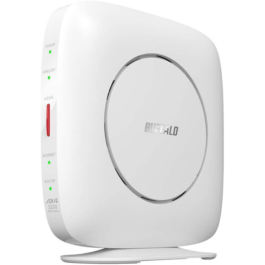 WSR-3200AX4S/DWH 無線LAN親機 WiFiルーター 11ax/ac/n/a/g/b 2401+800Mbps WiFi6/Ipv6対応  1本 BUFFALO(バッファロー) 【通販モノタロウ】