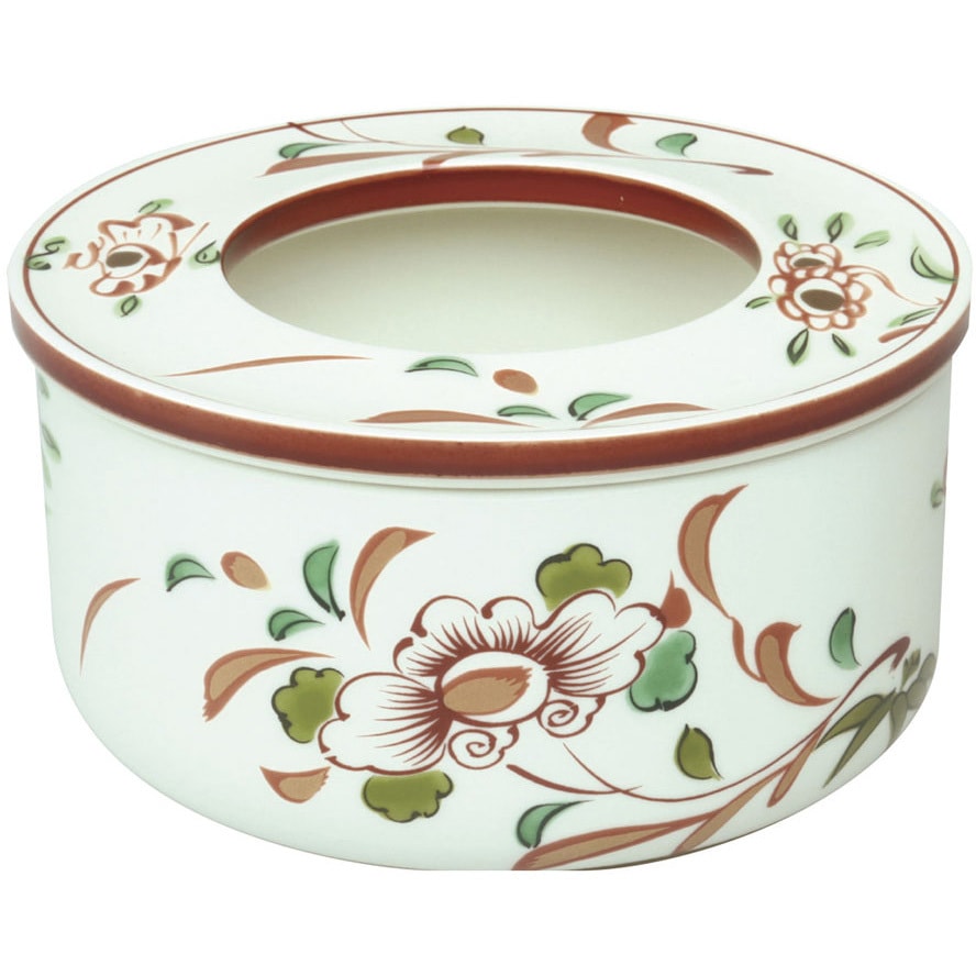 M10-15 M10-15 赤絵花蓋付灰皿 1個 丸モ高木陶器 【通販モノタロウ】