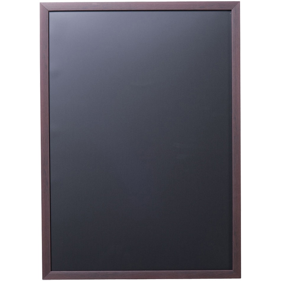 746213 樹脂フレーム ブラックボード ブラウン 1個 スマイル[家具