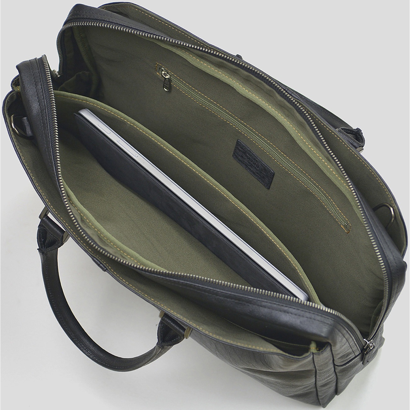 23-0606-10 BAGGEX 暁 ブリーフケース 3層式 ウノフク ブラック色 23