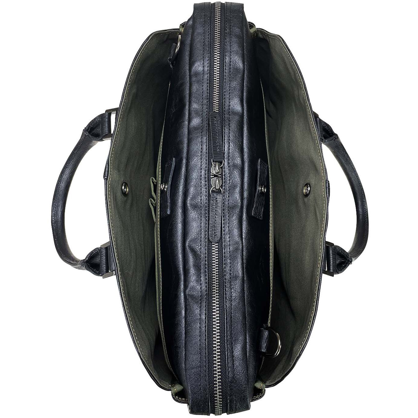 23-0606-10 BAGGEX 暁 ブリーフケース 3層式 ウノフク ブラック色 23