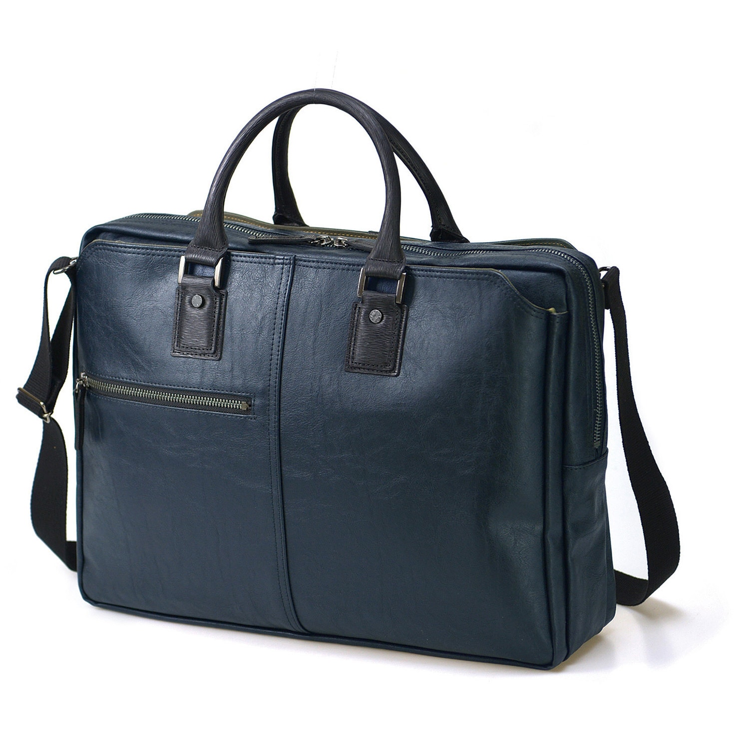 23-0606-80 BAGGEX 暁 ブリーフケース 3層式 ウノフク ネイビーブルー色 対応インチサイズ13インチ  23-0606-80 23,980円