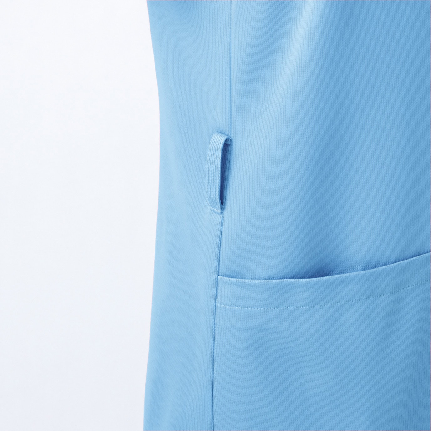 72-619 男女兼用半袖スクラブ 住商モンブラン ネイビー色 サイズL 72