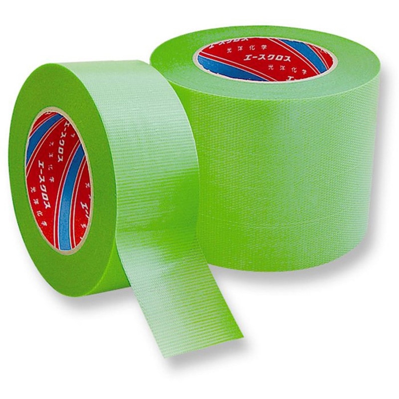 エースクロスUT-2 鉄鋼塗装養生 光洋化学 フラットヤーン基材 はがせる 緑色 テープ幅25mmテープ長さ50m 1箱(60巻)
